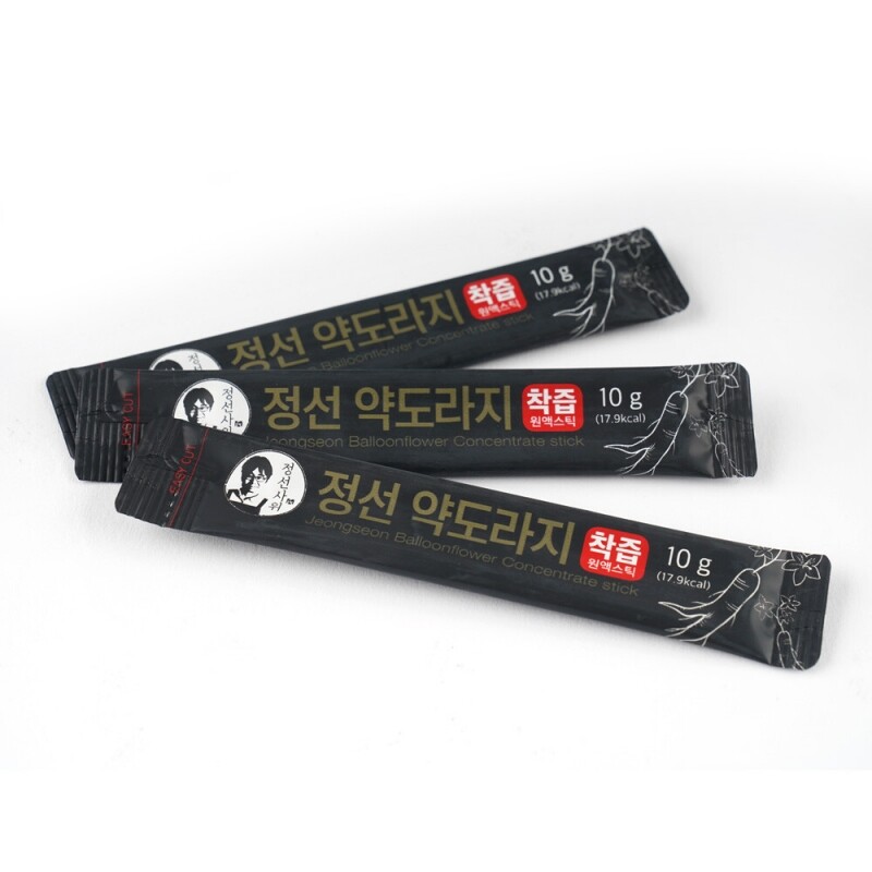 정선아라리한과농원,정선사위 도라지스틱300g 약도라지청 착즙원액 발효 30개입